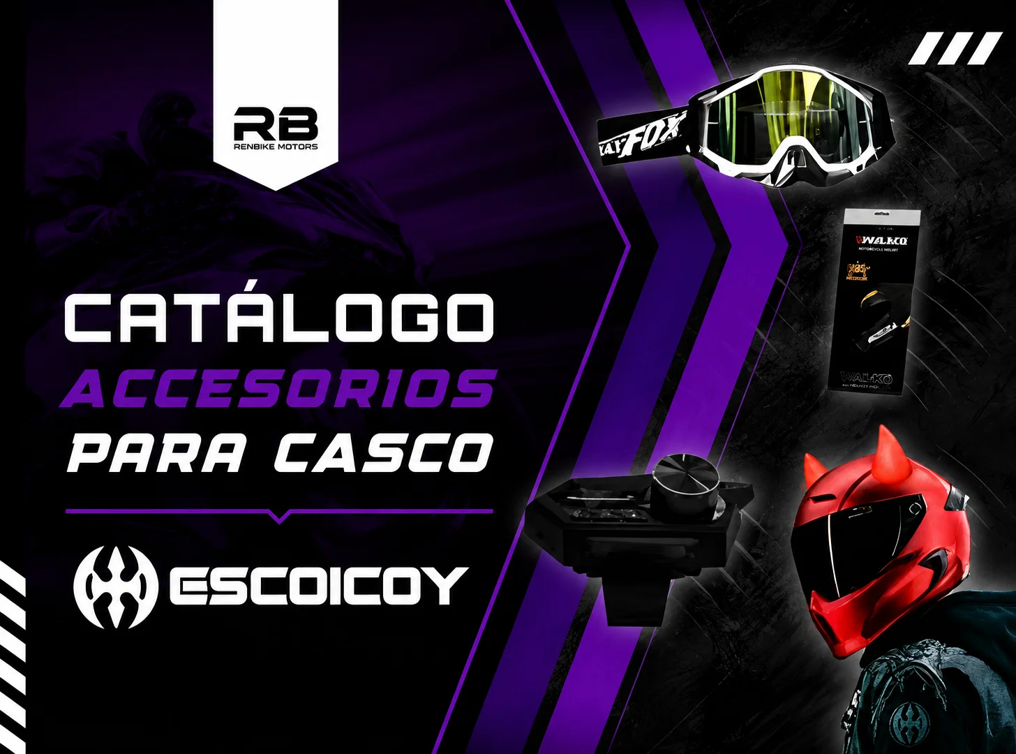 Accesorios para Cascos